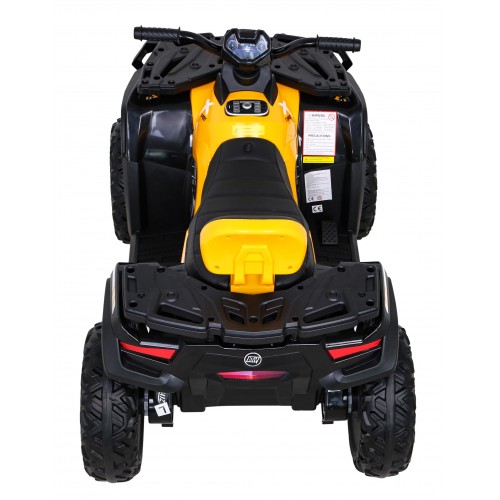 Quad XT-Speed pro děti žlutý + Drive 4x4 + EVA + Pomalý start + Rádio MP3 + LED