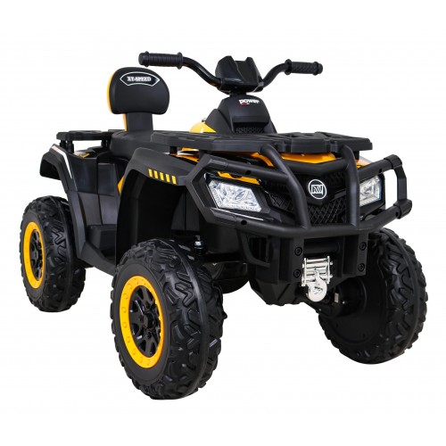 Quad XT-Speed pro děti žlutý + Drive 4x4 + EVA + Pomalý start + Rádio MP3 + LED
