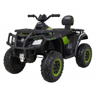 Quad XT-Speed Kids zelená 4x4 Drive EVA Rádio s pomalým startem MP3 LED