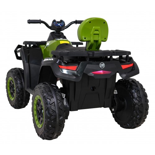 Quad XT-Speed Kids zelená 4x4 Drive EVA Rádio s pomalým startem MP3 LED