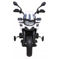 Dětský bateriový motor BMW F850 GS bílá + přídavná kola + audio LED + pomalý start + EVA