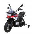Dětský bateriový motor BMW F850 GS červený + přídavná kola + audio LED + pomalý start + EVA
