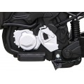 Dětský bateriový motor BMW F850 GS červený + přídavná kola + audio LED + pomalý start + EVA