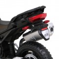 Motor BMW F850 GS na baterii pro děti Žlutá + Pomocná kola + Audio LED + Pomalý start + EVA