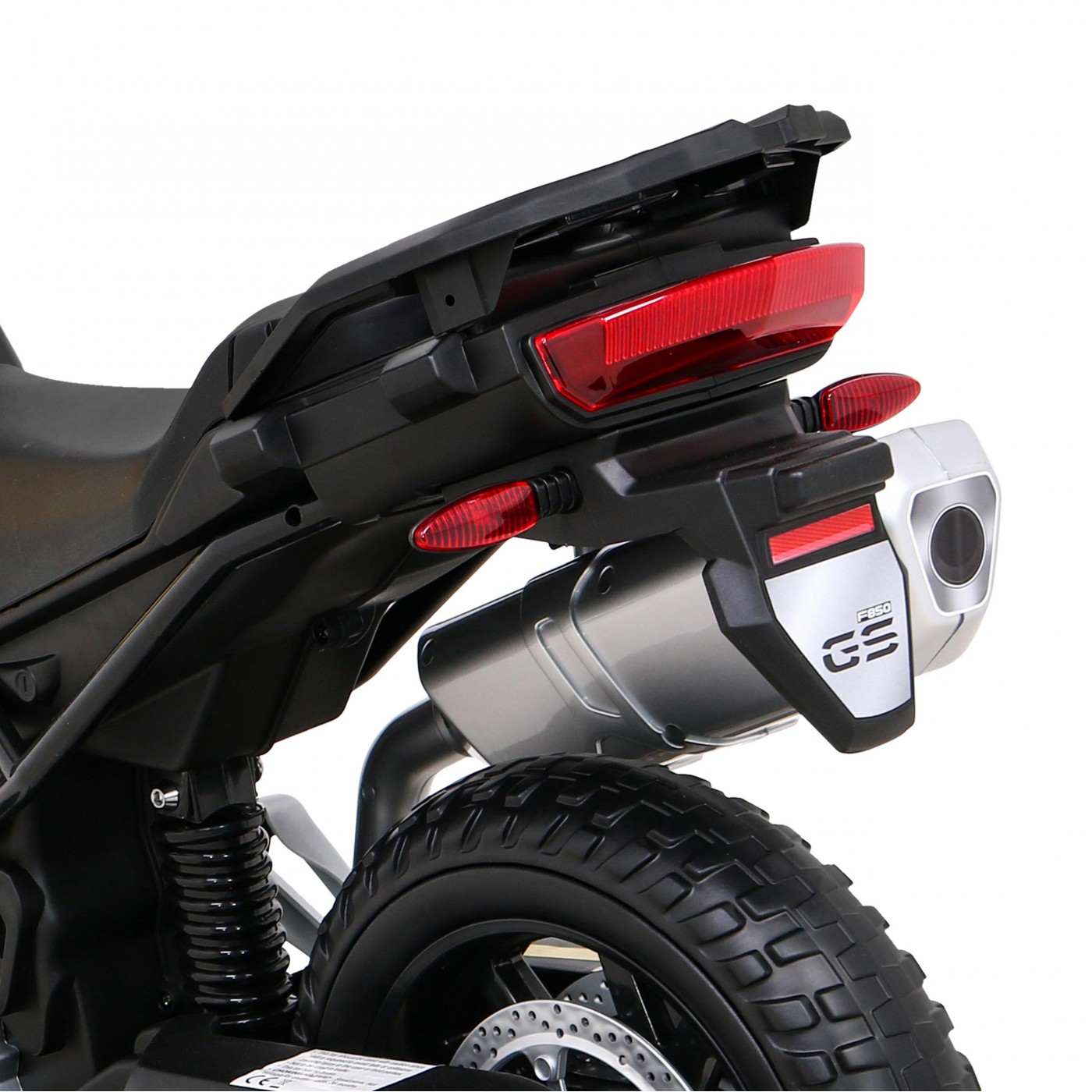 Motor BMW F850 GS na baterii pro děti Žlutá + Pomocná kola + Audio LED + Pomalý start + EVA