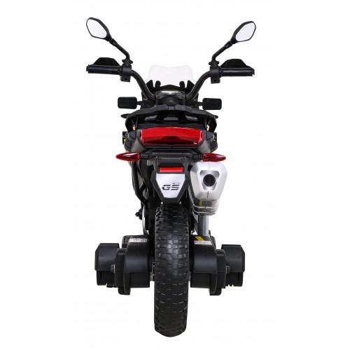Motor BMW F850 GS na baterii pro děti Žlutá + Pomocná kola + Audio LED + Pomalý start + EVA
