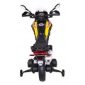 Motor BMW F850 GS na baterii pro děti Žlutá + Pomocná kola + Audio LED + Pomalý start + EVA