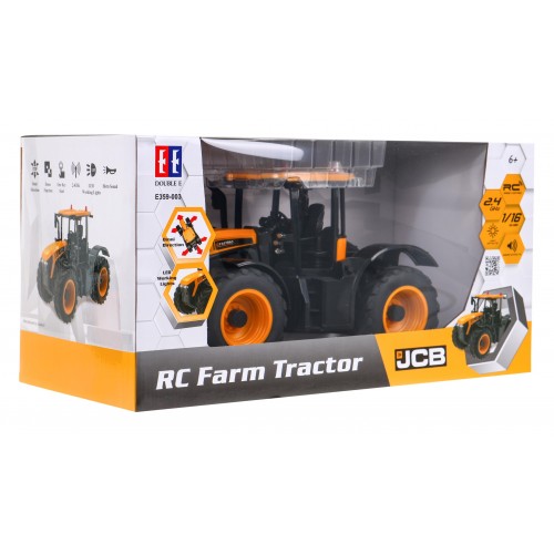 JCB Fastrac 4220 dálkově ovládaný traktor pro děti 6+ Interaktivní model Double E 1:16