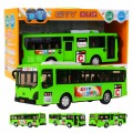 Interaktivní školní autobus pro děti 3+ zelený + otevírání dveří + Zvuky Světla