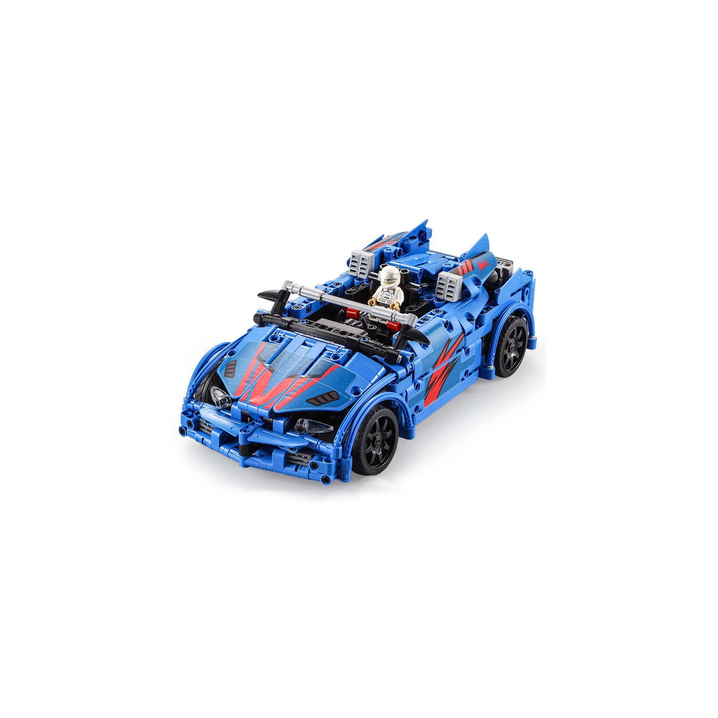 Technické bloky CaDA 585 el. Dálkové ovládání Crush Racing auto pro děti 6+ auto s katapultem
