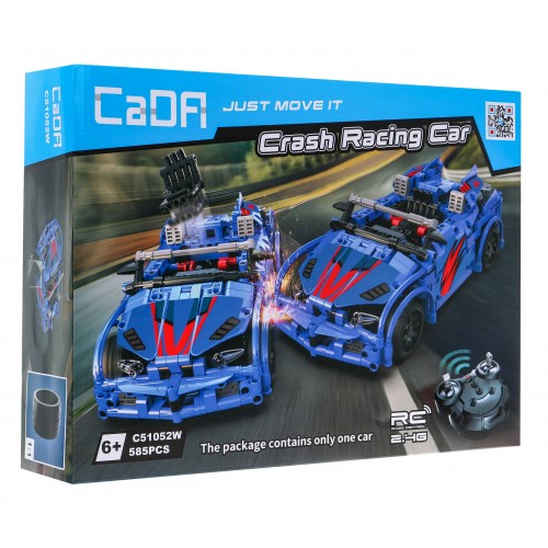 Technické bloky CaDA 585 el. Dálkové ovládání Crush Racing auto pro děti 6+ auto s katapultem