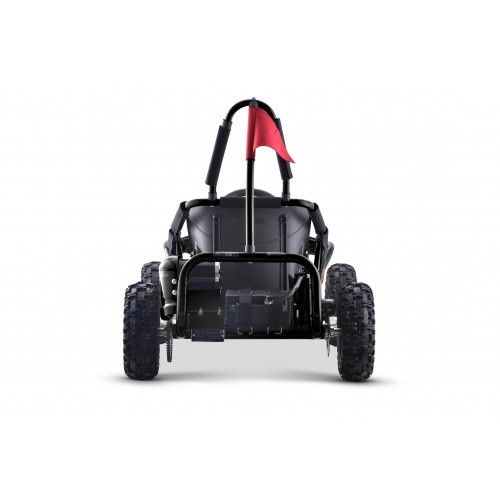 Rychlá dračí motokára pro baterii Černá 30km/h + Motor 1000W + Nafouknutá kola + Nastavení sedadla + Pásy