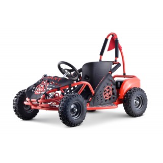 Rychlá dračí motokára pro akumulátor Červená 30km/h + Motor 1000W + Nafouknutá kola + Nastavení sedadla + Pásy