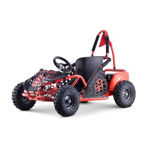 Rychlá dračí motokára pro akumulátor Červená 30km/h + Motor 1000W + Nafouknutá kola + Nastavení sedadla + Pásy