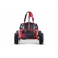 Rychlá dračí motokára pro akumulátor Červená 30km/h + Motor 1000W + Nafouknutá kola + Nastavení sedadla + Pásy