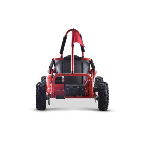 Rychlá dračí motokára pro akumulátor Červená 30km/h + Motor 1000W + Nafouknutá kola + Nastavení sedadla + Pásy
