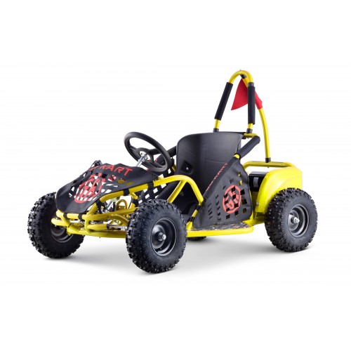 Rychlá motokára Dragon na baterii 30 km/h + motor 1000 W + nafouknutá kola + nastavení sedadla + pásy