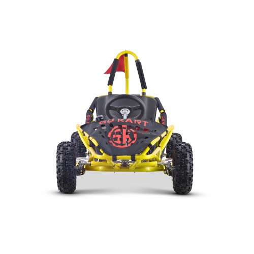 Rychlá motokára Dragon na baterii 30 km/h + motor 1000 W + nafouknutá kola + nastavení sedadla + pásy