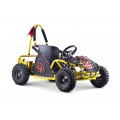 Rychlá motokára Dragon na baterii 30 km/h + motor 1000 W + nafouknutá kola + nastavení sedadla + pásy