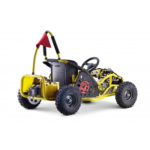Rychlá motokára Dragon na baterii 30 km/h + motor 1000 W + nafouknutá kola + nastavení sedadla + pásy