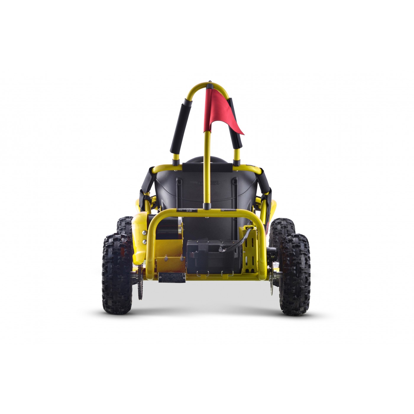 Rychlá motokára Dragon na baterii 30 km/h + motor 1000 W + nafouknutá kola + nastavení sedadla + pásy