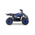 Quad E-STAR na baterii modrá 35km/h + střídavý motor 1000W + nafouknutá kola + nastavení sedadla