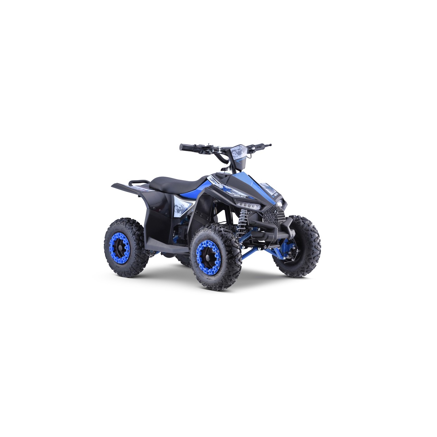 Quad E-STAR na baterii modrá 35km/h + střídavý motor 1000W + nafouknutá kola + nastavení sedadla