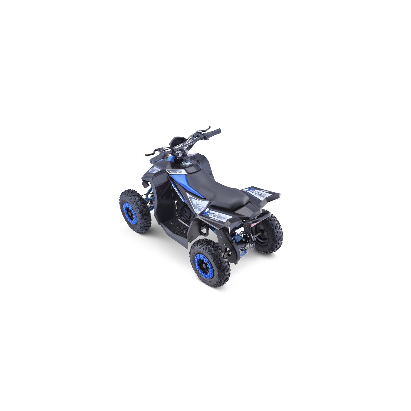 Quad E-STAR na baterii modrá 35km/h + střídavý motor 1000W + nafouknutá kola + nastavení sedadla