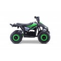 Quad E-STAR na baterii Zelená 35km/h + Bezkartáčový motor 1000W + Nafouknutá kola + Nastavení sedadla