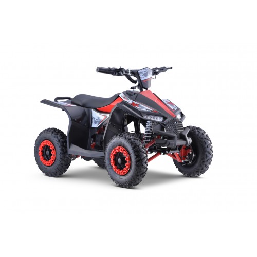 Quad E-STAR na baterii červená 35km/h + střídavý motor 1000W + nafouknutá kola + nastavení sedadla