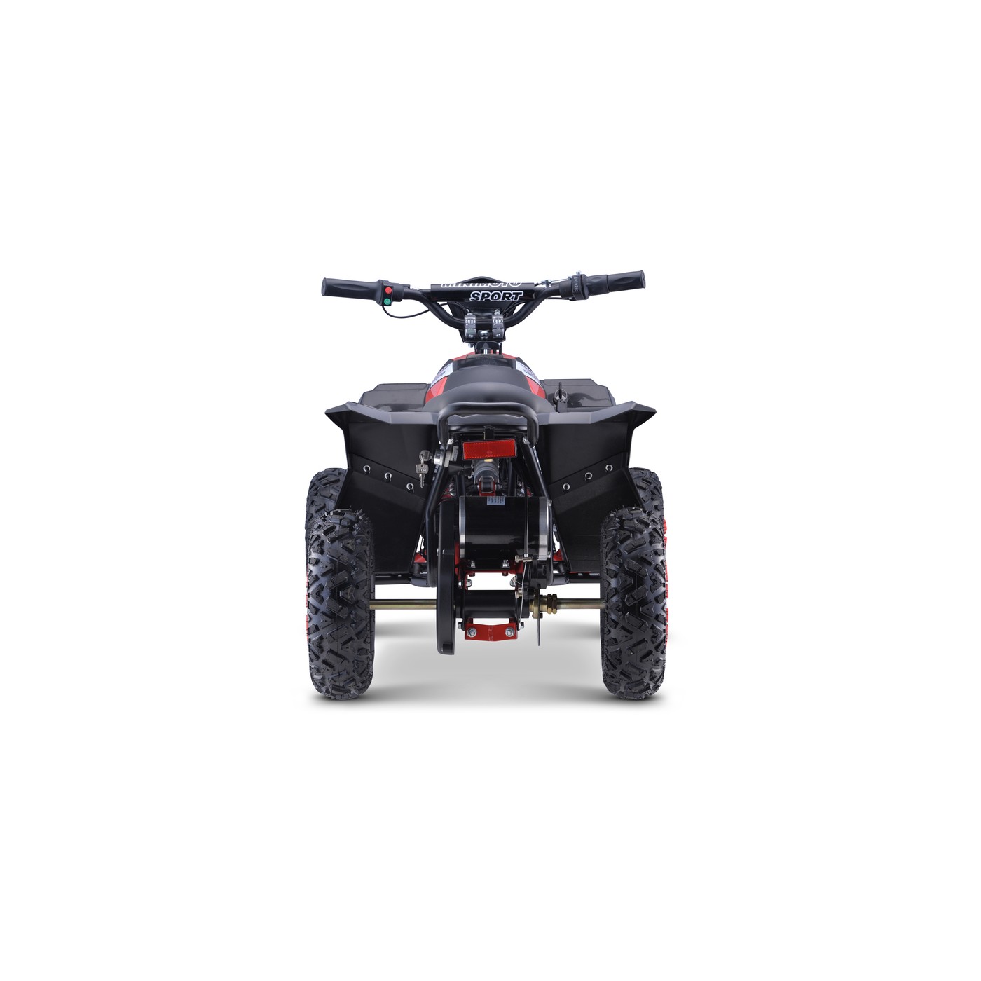 Quad E-STAR na baterii červená 35km/h + střídavý motor 1000W + nafouknutá kola + nastavení sedadla