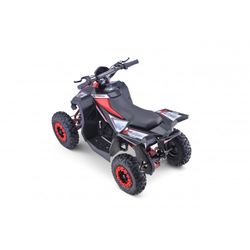 Quad E-STAR na baterii červená 35km/h + střídavý motor 1000W + nafouknutá kola + nastavení sedadla