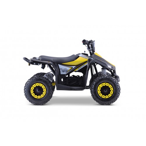 Quad E-STAR na baterii žlutá 35 km/h + střídavý motor 1000 W + nafouknutá kola + nastavení sedadla