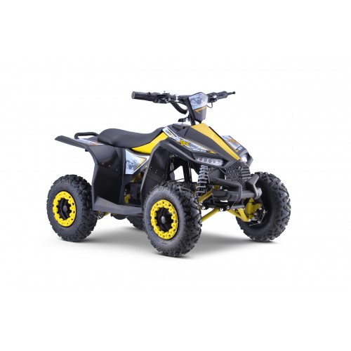 Quad E-STAR na baterii žlutá 35 km/h + střídavý motor 1000 W + nafouknutá kola + nastavení sedadla