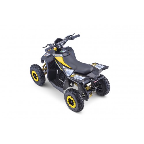 Quad E-STAR na baterii žlutá 35 km/h + střídavý motor 1000 W + nafouknutá kola + nastavení sedadla