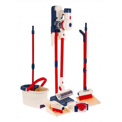 Dětská čisticí sada 6v1 3+ Interaktivní vysavač pro domácnost Robot Mop Lopata na koště