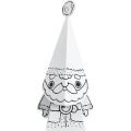 Omalovánka „Mikuláš“ 3D figurka + vánoční ozdoba