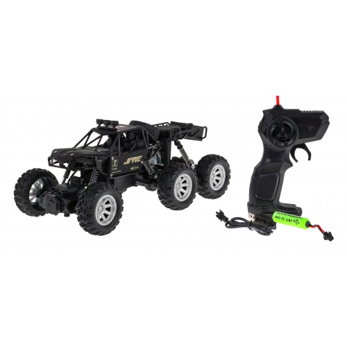 Rock Explorer Metal Crawler 4x4 Dětské 8+ Dálkové ovládání 1:18 Guma 6 Koleček