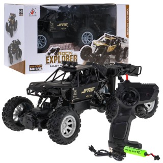 Rock Explorer Metal Crawler 4x4 Dětské 8+ Dálkové ovládání 1:18 Guma 6 Koleček