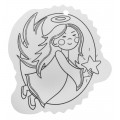 Sada 12 vánočních ozdob Kartonové omalovánky pro děti