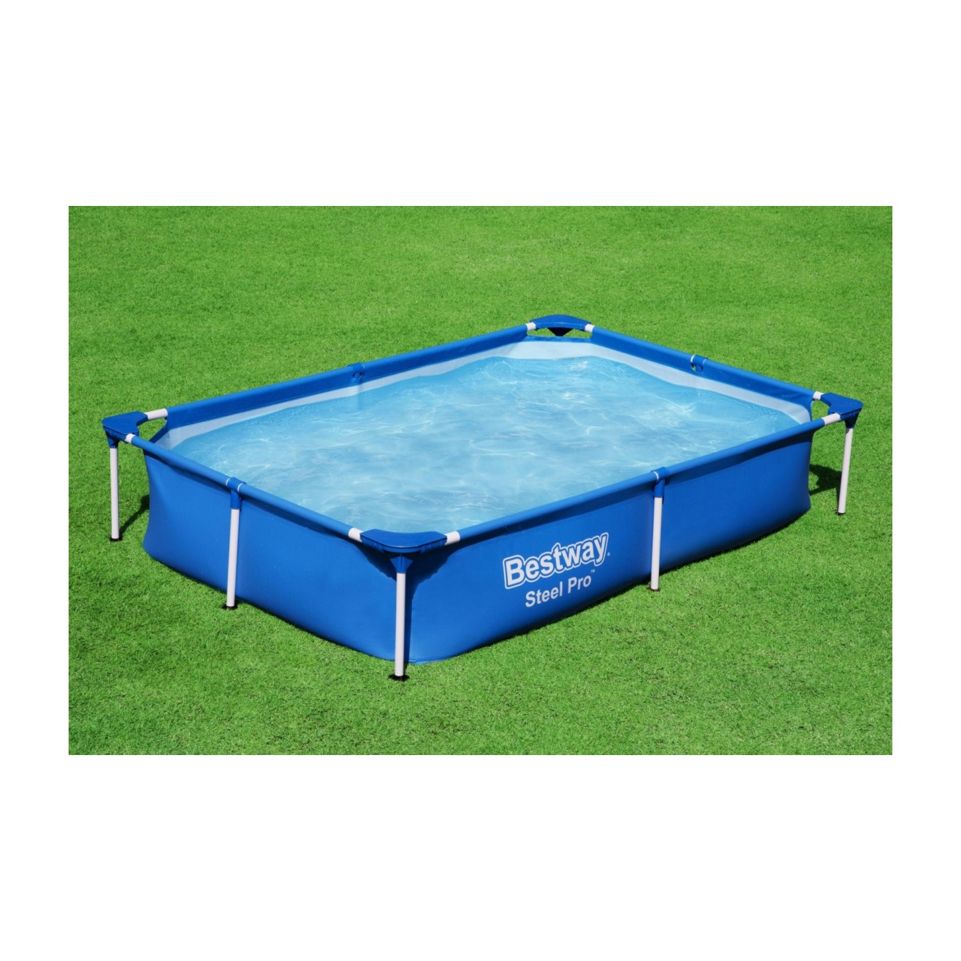 Ocelový bazén Splash Jr Steel Pro BESTWAY 221x150x43cm + opravná sada