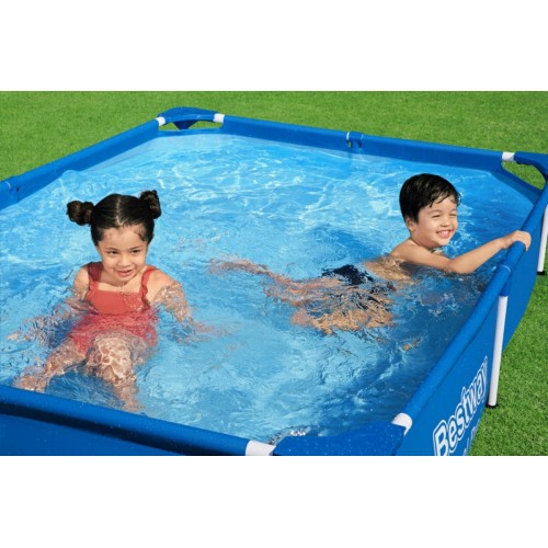 Ocelový bazén Splash Jr Steel Pro BESTWAY 221x150x43cm + opravná sada
