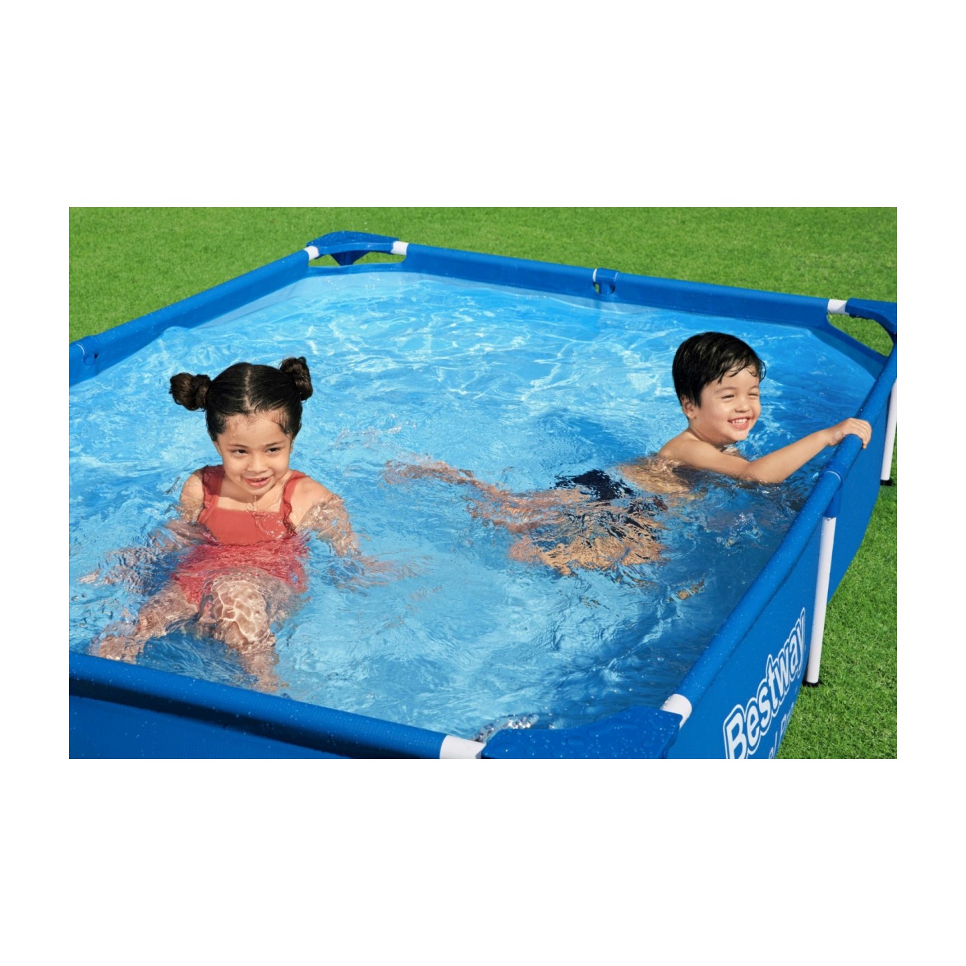 Ocelový bazén Splash Jr Steel Pro BESTWAY 221x150x43cm + opravná sada