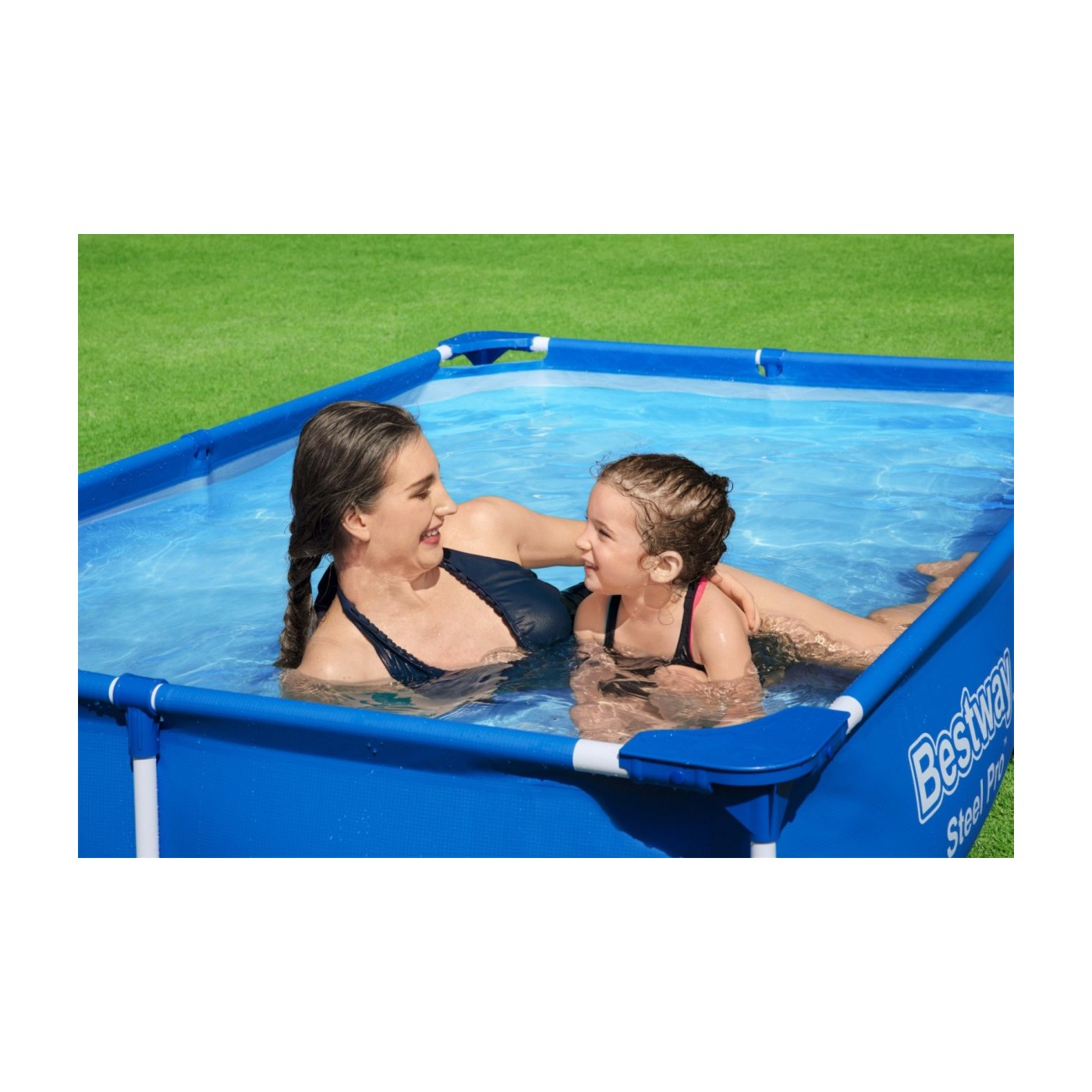 Ocelový bazén Splash Jr Steel Pro BESTWAY 221x150x43cm + opravná sada