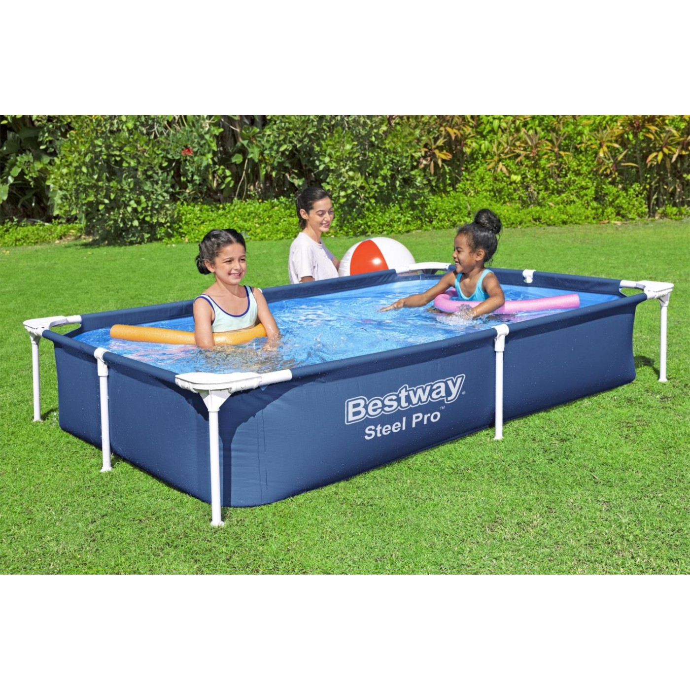 Ocelový BAZÉN SplashJr Steel Pro 221x150x43 BESTWAY + Opravárenská sada