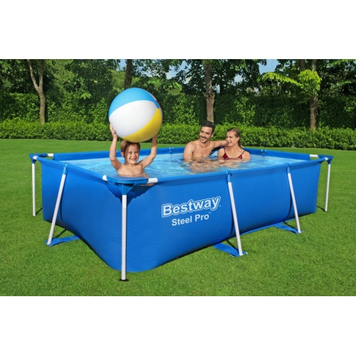 BESTWAY Jr Steel Pro Zahradní nerezový bazén 259x170x61cm