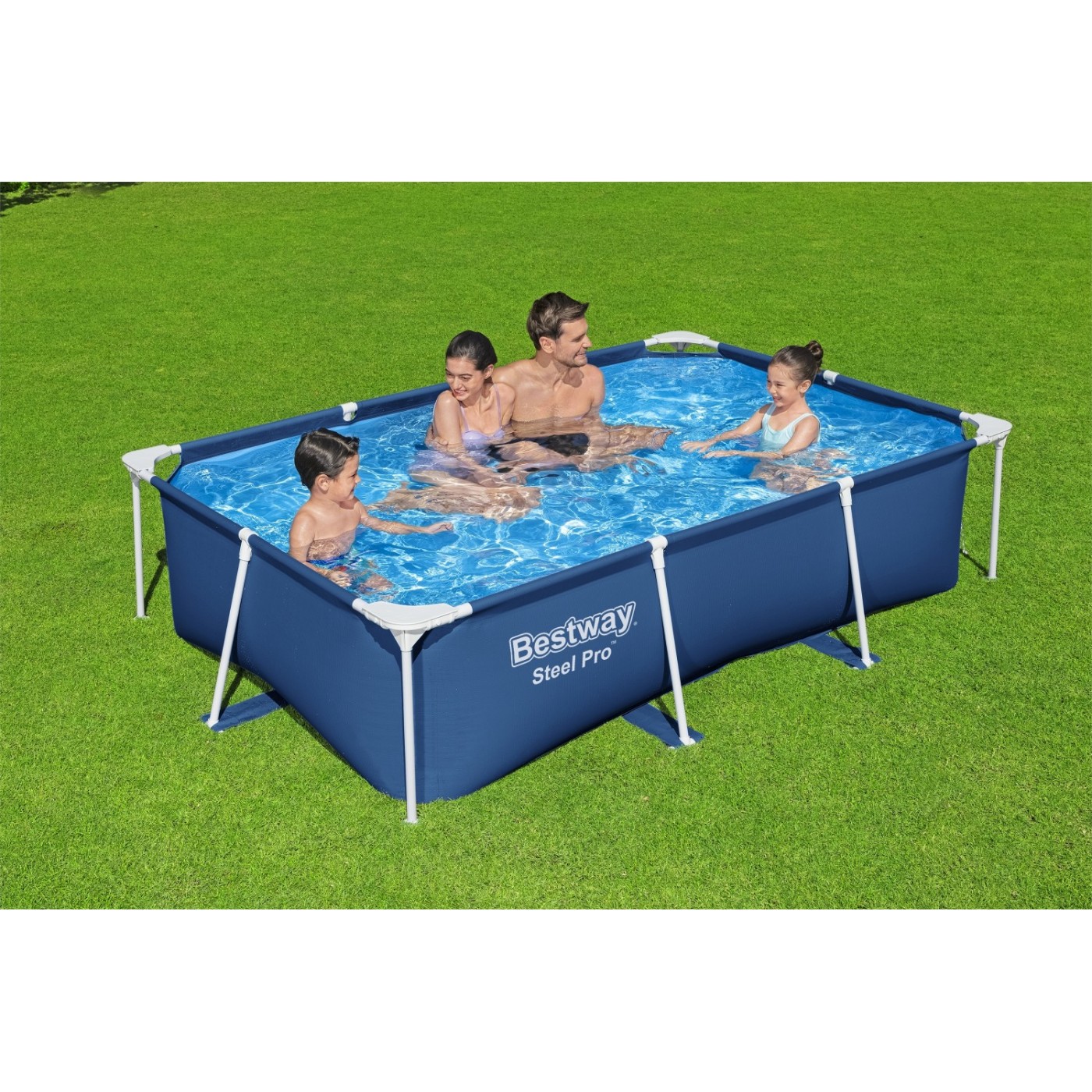DeluxeJr Steel Pro Ocelový BAZÉN 259X170X61 BESTWAY pro zahradu