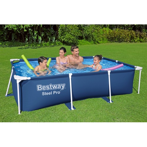 DeluxeJr Steel Pro Ocelový BAZÉN 259X170X61 BESTWAY pro zahradu