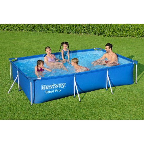 BESTWAY 3v1 Deluxe Steel Pro Steel Pool 300x201x66cm + Pumpa + Filtr