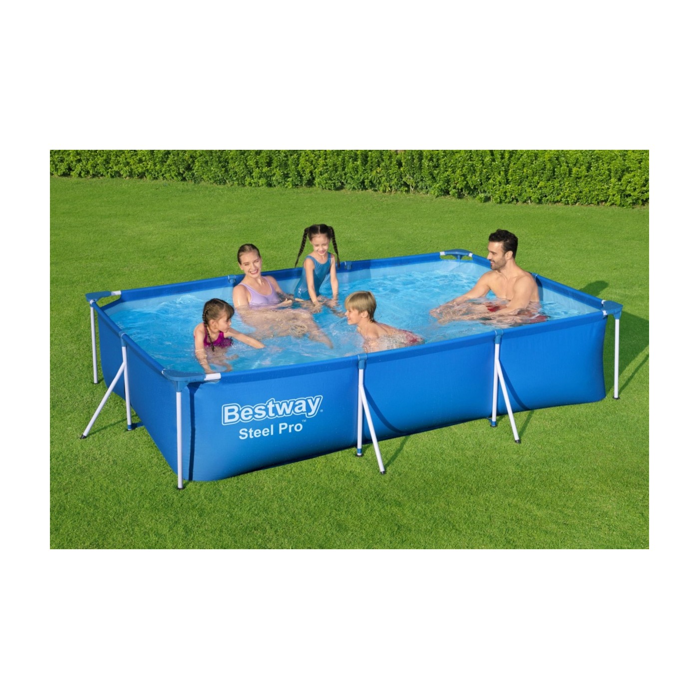 BESTWAY 3v1 Deluxe Steel Pro Steel Pool 300x201x66cm + Pumpa + Filtr